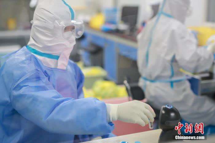 1月3日，北京迈基诺医学检验所内，检测人员将样本信息扫码录入“北京市核酸检测信息统一平台”。该平台于2020年12月在北京全面上线，可实现对检测数据实时统计分析，满足短时间大规模核酸检测要求，实现核酸检测预约、核酸采样、数据上报、结果查询的全流程管理。 <a target='_blank' href='http://www.chinanews.com/'><p  align=